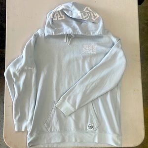 PINK Hoodie Light Blue